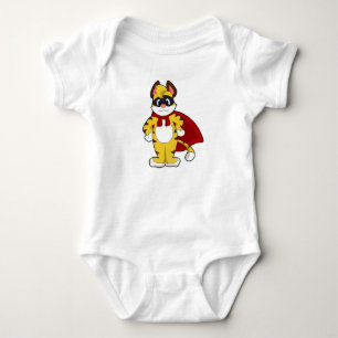 Tijger als Hero met Masker & Kaap Romper