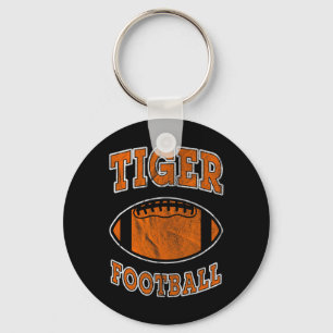 Tijger American Football Vintage Oud Sleutelhanger