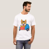 Tijger Auto T-shirt (Voorkant volledig)