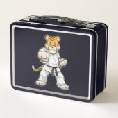 Tijger bij de vechtkunst Karate (Achterkant)