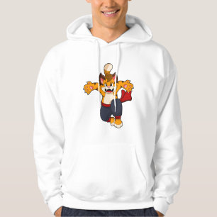 Tijger bij de vechtkunst Karate Hoodie