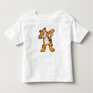 Tijger bij Hip Hop Dance Dab Kinder Shirts