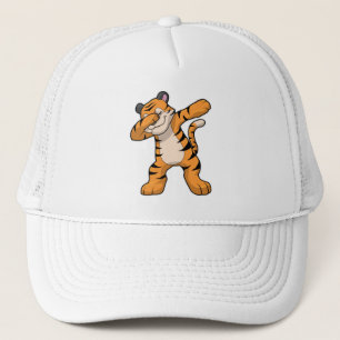 Tijger bij Hip Hop Dance Dab Trucker Pet