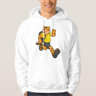 Tijger bij uitvoering met rugzak hoodie