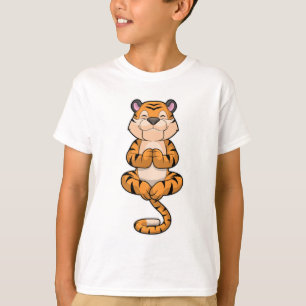 Tijger bij Yoga Fitness T-shirt