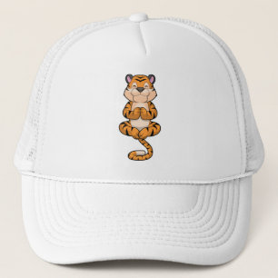 Tijger bij Yoga Fitness Trucker Pet