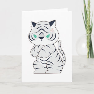 Tijger boos kaart