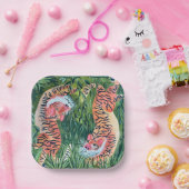 Tijger borden papieren bordje (Feest)
