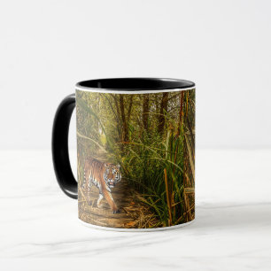 Tijger Bossen Fantasy Trees Brush Mok