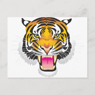 tijger briefkaart