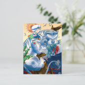 tijger briefkaart (Staand voorkant)