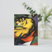 tijger briefkaart (Staand voorkant)