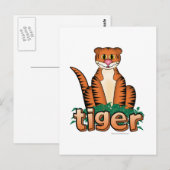 TIJGER! BRIEFKAART (Voorkant / Achterkant)