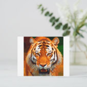 tijger briefkaart (Staand voorkant)