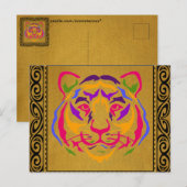 Tijger Briefkaart (Voorkant / Achterkant)