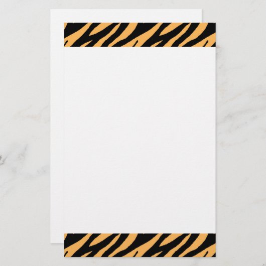 tijger briefpapier (Voorkant / Achterkant)