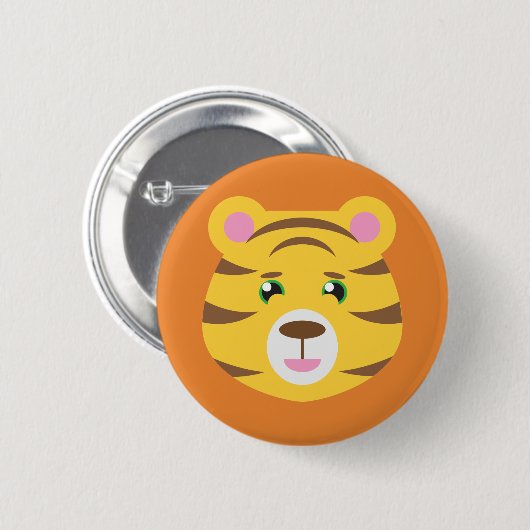 Tijger Button (Voorkant /achterkant)