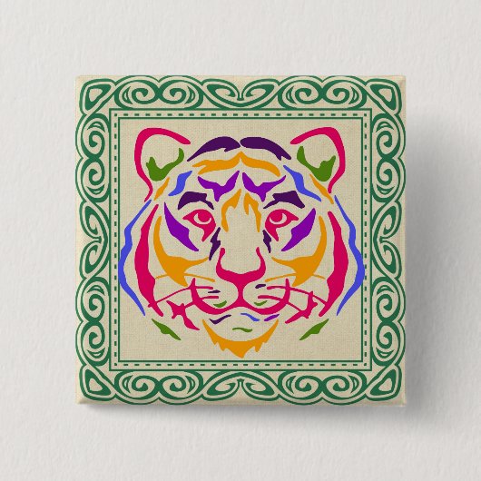 Tijger Button (Voorkant)