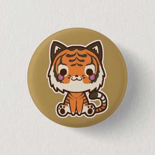 Tijger Button (Voorkant)