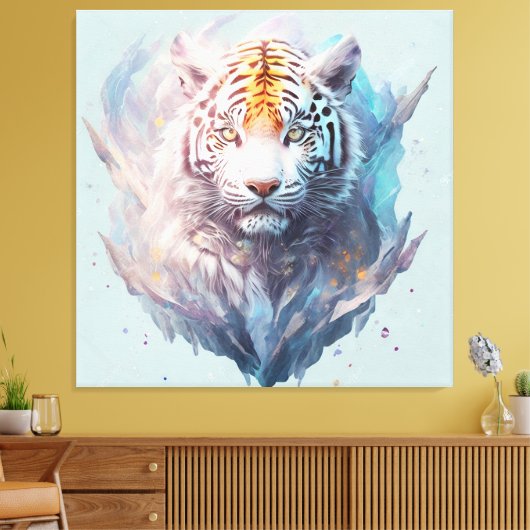 tijger canvas afdruk (Insitu (Woonkamer))