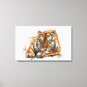 tijger canvas afdruk (Voorkant)