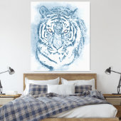 tijger canvas afdruk (Insitu (Slaapkamer))