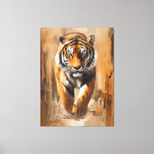 tijger canvas afdruk (Voorkant)