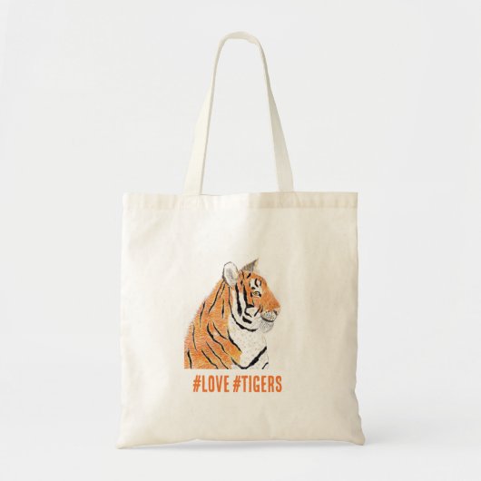 Tijger Canvas tas (Voorkant)