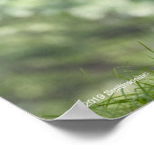 Tijger die onder een boom springt poster (Hoek)