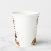 tijger - dieren met een partij papieren bekers (Rechts)