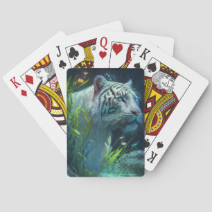 Tijger Dierenportret Schilderij Wildlife Outdoors Pokerkaarten
