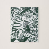 Tijger door Franz Marc, expressionistische kunst Legpuzzel (Verticaal)