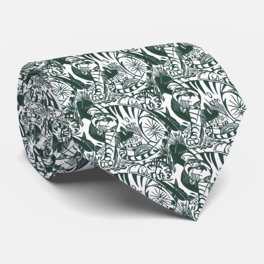 Tijger door Franz Marc,  expressionistische kunst Stropdas (Opgerold)