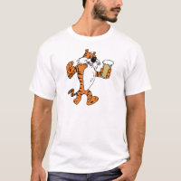 Tijger Drink bier (zwart en Oranje)