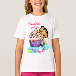 Tijger Eating Cupcake as you'Schattig T-shirt