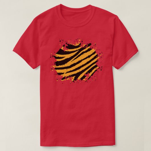 Tijger een t-shirt (Design voorkant)
