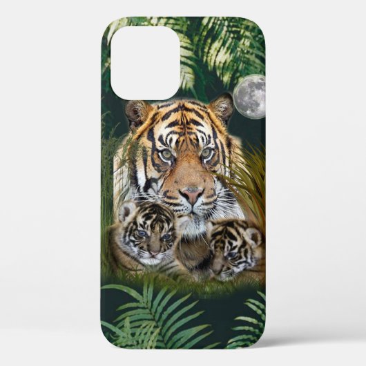 Tijger en cubs Case-Mate iPhone case (Achterkant)