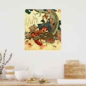 Tijger en draak 1824 poster (Keuken)