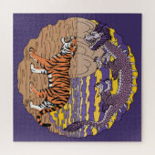 Tijger en draak legpuzzel (Horizontaal)