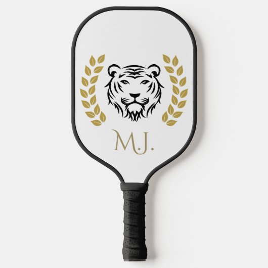 Tijger en laurier pickleball paddle (Voorkant)