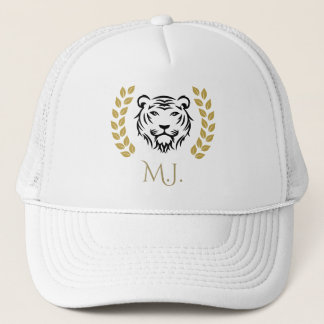 Tijger en lauweren trucker pet
