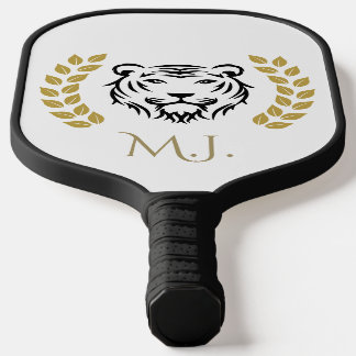 Tijger en Lauwerkransen Pickleball Paddle