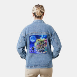 TIJGER EN MAAN JEAN JAS VOOR VROUWEN DENIM JACKET