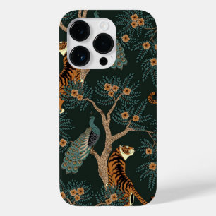 tijger en pauw Case-Mate iPhone 14 pro hoesje