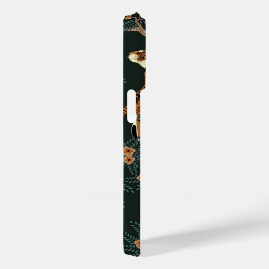 tijger en pauw Case-Mate iPhone case (Achterkant / Rechts)