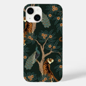 tijger en pauw Case-Mate iPhone case (Achterkant)
