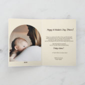 Tijger en welp, eerste Moederdag samen Kaart (Binnen)