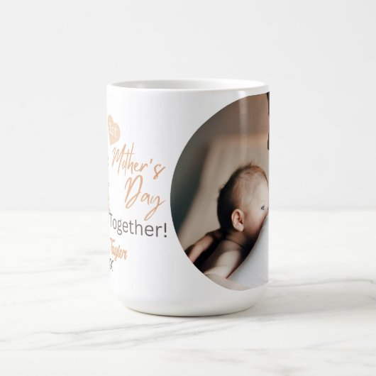 Tijger en welp, onze eerste Moederdag Samen Koffiemok (Center)