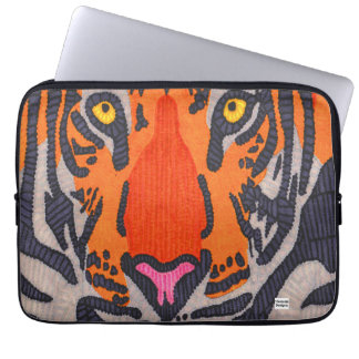 Tijger (enkel) - Laptophoes Laptop Sleeve
