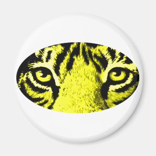 Tijger Eyes Gibney Het museum Zazzle Gifts Magneet